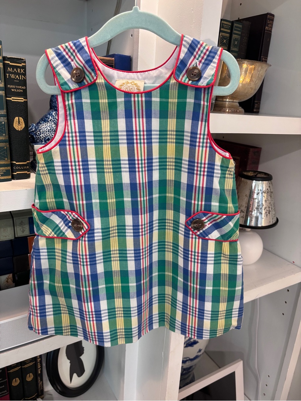 The Beaufort Bonnet Company - Plaid Sleeveless Dress